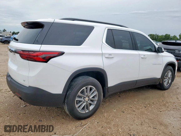 2022 Chevrolet Traverse LT Cloth z VIN 1GNERGKW1NJ188428, wystawiony jako Copart lot #60849315 z przebiegiem 24 246 mil mil oraz Szkoda całkowita • Salvage title. Historia ofert i sprzedaży dostępna na DreamBid. Obrazek 3.