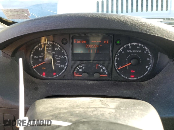 2018 Ram ProMaster Cargo with VIN 3C6TRVAG6JE146737, listed as a Copart auction lot 85347724 with 200,594 mi miles and Salvage Title. Bid and sale history available at DreamBid. Image 9.