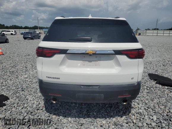 2022 Chevrolet Traverse LT Cloth with VIN 1GNERGKW2NJ124270, listed as a Copart auction lot 59809325 with 40,500 mi miles and Salvage title. Bid and sale history available at DreamBid. Image 6.