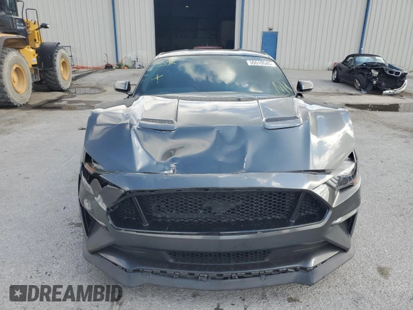 2019 Ford Mustang GT with VIN 1FA6P8CF3K5142116, listed as a Copart auction lot 55519545 with 48,058 mi miles and Salvage title. Bid and sale history available at DreamBid. Image 5.