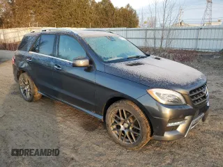 2014 Mercedes-Benz M 350 with VIN 4JGDA2EB4EA424086, listed as a Copart auction lot 48661845 with 131,818 mi miles and Salvage Title. Bid and sale history available at DreamBid. Image 4.