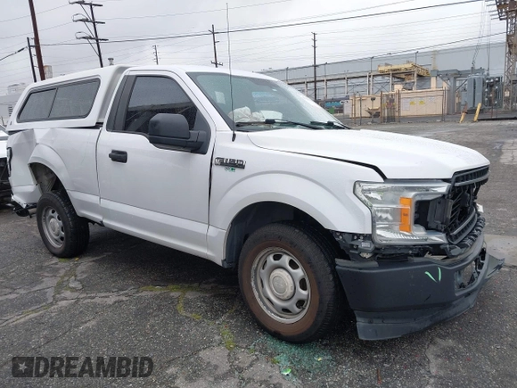 2018 Ford F-150 XL with VIN 1FTMF1CBXJKC83791, listed as a IAAI auction lot 41796119 with 196,611 mi miles. Bid and sale history available at carsss.com. Image 1.