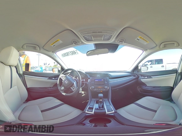 2019 Honda Civic LX with VIN 19XFC2F63KE011402, listed as a Copart auction lot 49279355 with 15,814 mi miles and Salvage Title. Bid and sale history available at DreamBid. Image 14.