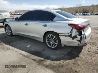 2018 Infiniti Q50 3.0t LUXE with VIN JN1EV7AR0JM433778, listed as a Copart auction lot 51699865 with 100,679 mi miles and Clean Title. Bid and sale history available at carsss.com. Image 2.