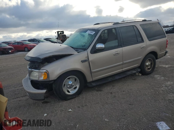 1998 Ford Expedition XLT z VIN 1FMPU18L2WLC21903, wystawiony jako Copart lot #43769965 z przebiegiem 154 851 mil mil oraz Czysty tytuł • Clean title. Historia ofert i sprzedaży dostępna na DreamBid. Obrazek 1.