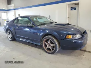 2002 Ford Mustang GT Deluxe with VIN 1FAFP42X72F131861, listed as a Copart auction lot 46812945 with 0 mi miles and Clean Title. Bid and sale history available at carsss.com. Image 4.
