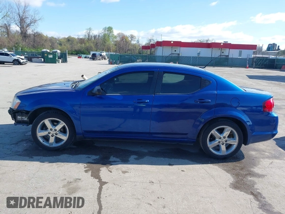 2013 Dodge Avenger SE with VIN 1C3CDZAB6DN653869, listed as a IAAI auction lot 41984957 with 163,626 mi miles. Bid and sale history available at carsss.com. Image 15.