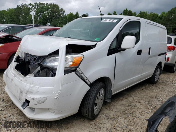 2021 Nissan NV200 S with VIN 3N6CM0KN8MK706137, listed as a Copart auction lot 61111975 with 83,725 mi miles and Salvage title. Bid and sale history available at DreamBid. Image 1.