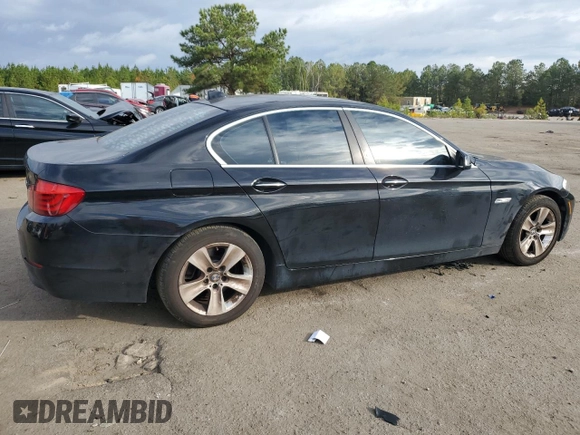 2012 BMW 5 Series 528i with VIN WBAXG5C53CDW66455, listed as a Copart auction lot 82329654 with 178,595 mi miles and Clean Title. Bid and sale history available at carsss.com. Image 3.