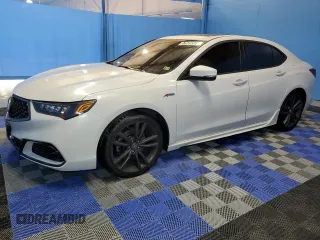 2020 Acura TLX w/A-Spec Pkg z VIN 19UUB2F64LA003017, wystawiony jako Copart lot #57689305 z przebiegiem 109 821 mil mil oraz Czysty tytuł • Clean title. Historia ofert i sprzedaży dostępna na DreamBid. Obrazek 1.