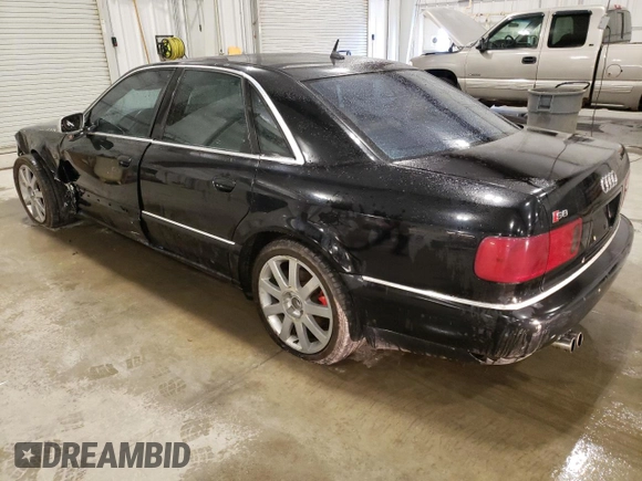 2003 Audi S8 with VIN WAUGU44D73N001772, listed as a Copart auction lot 53247835 with Not Provided miles and Salvage Title. Bid and sale history available at DreamBid. Image 2.