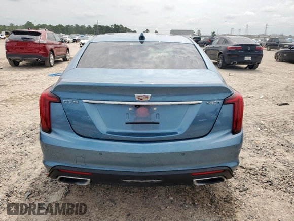 2023 Cadillac CT5 Premium Luxury with VIN 1G6DN5RW6P0131809, listed as a Copart auction lot 67114565 with 14,064 mi miles and Salvage title. Bid and sale history available at DreamBid. Image 6.