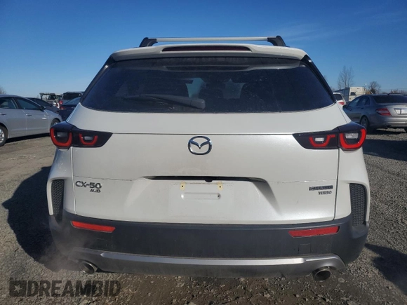 2024 Mazda CX-50 2.5 Turbo with VIN 7MMVABXY4RN217982, listed as a Copart auction lot 44950535 with 3,126 mi miles and Salvage title. Bid and sale history available at DreamBid. Image 6.