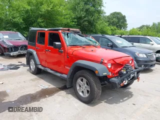 2015 Jeep Wrangler Unlimited Sport with VIN 1C4BJWDG0FL658537, listed as a IAAI auction lot 42460151 with 96,496 mi miles and . Bid and sale history available at DreamBid. Image 1.