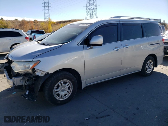 2014 Nissan Quest SV with VIN JN8AE2KP6E9101367, listed as a Copart auction lot 78171764 with 101,213 mi miles and Salvage Title. Bid and sale history available at carsss.com. Image 1.