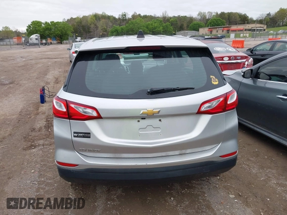 2019 Chevrolet Equinox LS with VIN 2GNAXHEV8K6170949, listed as a IAAI auction lot 41965525 with 124,883 mi miles and . Bid and sale history available at carsss.com. Image 16.