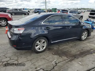 2010 Lexus HS 250h with VIN JTHBB1BA2A2035190, listed as a Copart auction lot 54353255 with 180,017 mi miles and Salvage Title. Bid and sale history available at DreamBid. Image 3.