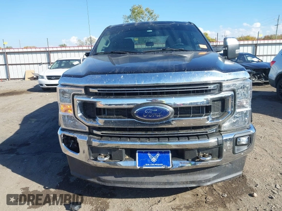 2021 Ford Super Duty F-250 SRW XL with VIN 1FT7W2BT4MEC88324, listed as a IAAI auction lot 40584769 with 163,379 mi miles. Bid and sale history available at carsss.com. Image 12.