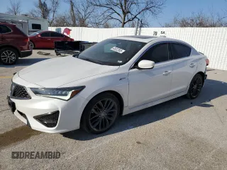 2021 Acura ILX w/Premium/A-SPEC Package with VIN 19UDE2F86MA005569, listed as a Copart auction lot 48522505 with 80,198 mi miles and Salvage Title. Bid and sale history available at carsss.com. Image 1.