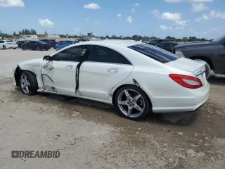 2014 Mercedes-Benz CLS-Class CLS 550 with VIN WDDLJ7DB9EA120692, listed as a Copart auction lot 53541555 with 145,699 mi miles and Salvage Title. Bid and sale history available at carsss.com. Image 2.