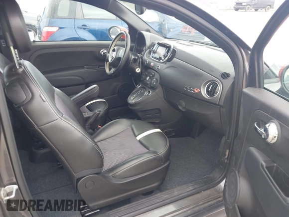 2017 FIAT 500e with VIN 3C3CFFGE1HT654296, listed as a IAAI auction lot 42085006 with 35,204 mi miles. Bid and sale history available at carsss.com. Image 5.