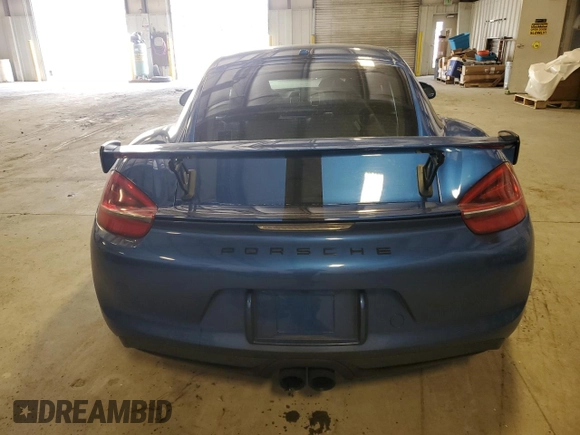 2016 Porsche 718 Cayman z VIN WP0AA2A85GK171844, wystawiony jako Copart lot #56151195 z przebiegiem 46 652 mil mil oraz Szkoda całkowita • Salvage title. Historia ofert i sprzedaży dostępna na DreamBid. Obrazek 6.