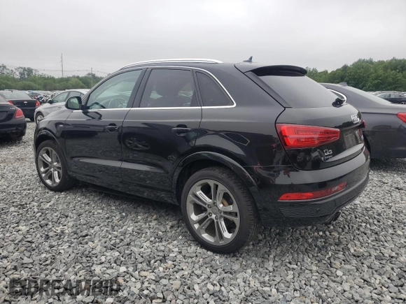 2017 Audi Q3 Prestige with VIN WA1GCCFS7HR001163, listed as a Copart auction lot 58800655 with 52,034 mi miles and Salvage title. Bid and sale history available at DreamBid. Image 2.