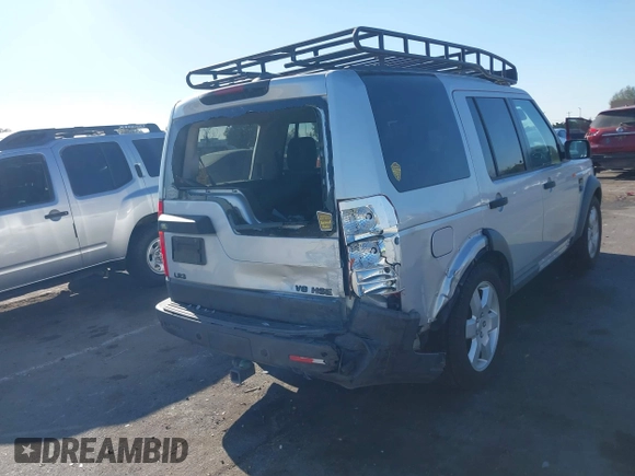 2006 Land Rover LR3 HSE with VIN SALAG25496A351587, listed as a IAAI auction lot 41237490 with 143,056 mi miles. Bid and sale history available at carsss.com. Image 4.