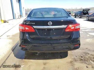 2017 Nissan Sentra SV with VIN 3N1AB7AP5HY299413, listed as a Copart auction lot 48919505 with 124,296 mi miles and Salvage Title. Bid and sale history available at carsss.com. Image 6.