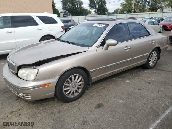 2005 Hyundai XG350 with VIN KMHFU45E15A406358, listed as a Copart auction lot 72279454 with NaN miles and Salvage Title. Bid and sale history available at carsss.com. Image 1.