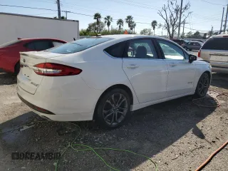 2018 Ford Fusion Hybrid SE with VIN 3FA6P0LU9JR137515, listed as a Copart auction lot 47480285 with 121,044 mi miles and Salvage Title. Bid and sale history available at carsss.com. Image 3.