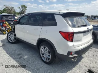 2025 Honda Passport EX-L z VIN 5FNYF8H59SB010319, wystawiony jako Copart lot #53439305 z przebiegiem 2519 mil mil oraz Szkody całkowita. Historia ofert i sprzedaży dostępna na DreamBid. Obrazek 2.