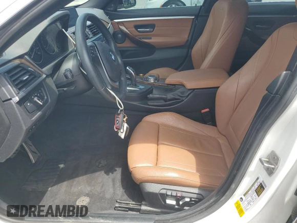 2017 BMW 4 Series 430i z VIN WBA4F7C50HG786639, wystawiony jako Copart lot #57024885 z przebiegiem 86 135 mil mil oraz Szkoda całkowita • Salvage title. Historia ofert i sprzedaży dostępna na DreamBid. Obrazek 7.