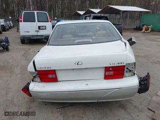 1996 Lexus LS 400 with VIN JT8BH22F8T0039047, listed as a IAAI auction lot 41883243 with 185,921 mi miles. Bid and sale history available at carsss.com. Image 15.