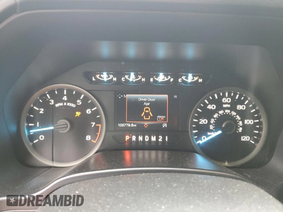 2019 Ford F-150 XL with VIN 1FTEW1EB6KFC11286, listed as a Copart auction lot 44954825 with 105,779 mi miles and Salvage Title. Bid and sale history available at carsss.com. Image 9.