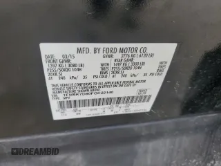 2015 Ford Explorer XLT with VIN 1FM5K7D80FGC22140, listed as a Copart auction lot 50936195 with 126,481 mi miles and Salvage Title. Bid and sale history available at DreamBid. Image 13.