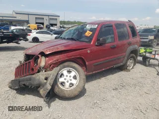 2007 Jeep Liberty Sport z VIN 1J4GL48K47W703637, wystawiony jako Copart lot #54362605 z przebiegiem 146 370 mil mil oraz Szkoda całkowita • Salvage title. Historia ofert i sprzedaży dostępna na DreamBid. Obrazek 1.