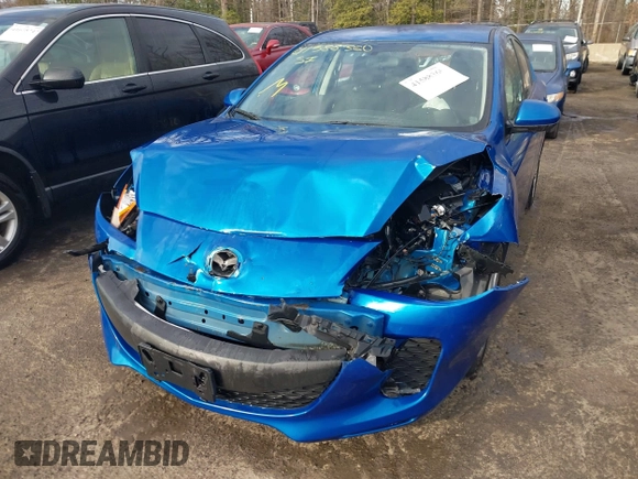 2012 Mazda Mazda3 i Touring with VIN JM1BL1V85C1537224, listed as a IAAI auction lot 41588360 with 186,814 mi miles. Bid and sale history available at carsss.com. Image 6.