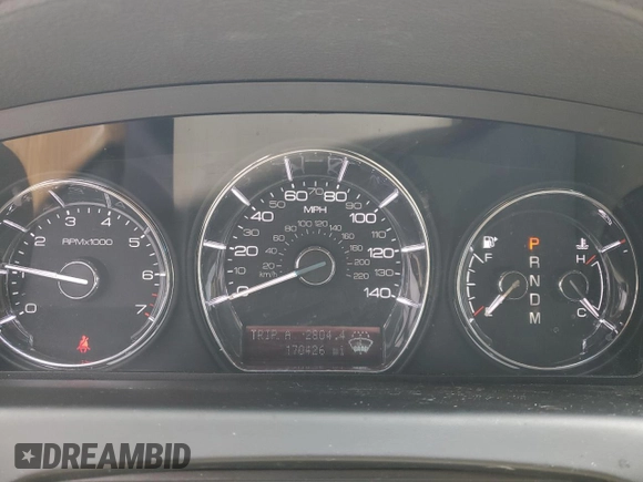 2010 Lincoln MKS with VIN 1LNHL9DR0AG601503, listed as a Copart auction lot 44265785 with 170,426 mi miles and Salvage Title. Bid and sale history available at DreamBid. Image 9.