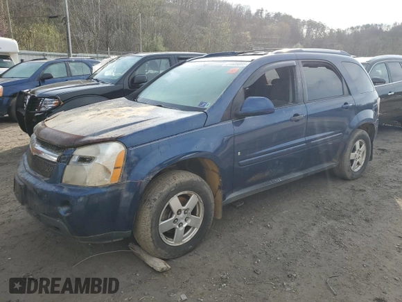 2008 Chevrolet Equinox LT z VIN 2CNDL43F986315183, wystawiony jako Copart lot #51509005 z przebiegiem Nie podano mil oraz Szkoda całkowita • Salvage title. Historia ofert i sprzedaży dostępna na DreamBid. Obrazek 1.