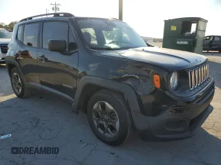 2017 Jeep Renegade Sport with VIN ZACCJAAB2HPF38883, listed as a Copart auction lot 77474204 with 120,687 mi miles and Salvage title. Bid and sale history available at DreamBid. Image 4.