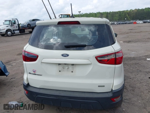 2020 Ford EcoSport S with VIN MAJ3S2FE0LC366183, listed as a IAAI auction lot 41951752 with 115,037 mi miles. Bid and sale history available at carsss.com. Image 16.
