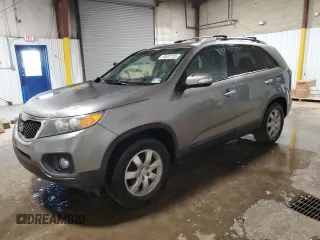 2012 Kia Sorento LX with VIN 5XYKT3A69CG205741, listed as a Copart auction lot 54657155 with 178,794 mi miles and Salvage Title. Bid and sale history available at DreamBid. Image 1.