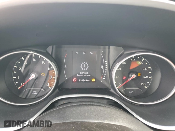 2018 Jeep Compass Sport z VIN 3C4NJCAB3JT123431, wystawiony jako Copart lot #63045144 z przebiegiem 118 849 mil mil oraz Szkoda całkowita • Salvage title. Historia ofert i sprzedaży dostępna na DreamBid. Obrazek 9.