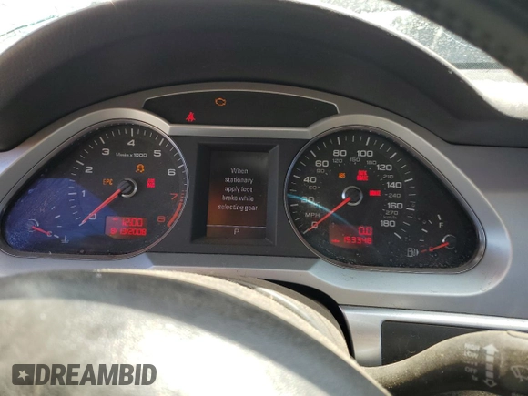 2009 Audi A6 с VIN WAUCH74F49N051558, выставлен на аукционе Copart как лот 63251125 с пробегом 153 348 миль миль и Списание • Salvage title. История ставок и продаж доступна на DreamBid. Изображение 9.