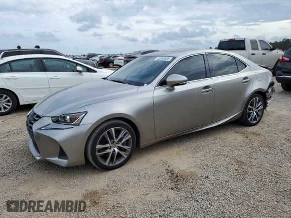 2018 Lexus IS 300 with VIN JTHBA1D27J5067821, listed as a Copart auction lot 53500935 with 47,552 mi miles and Salvage title. Bid and sale history available at DreamBid. Image 1.