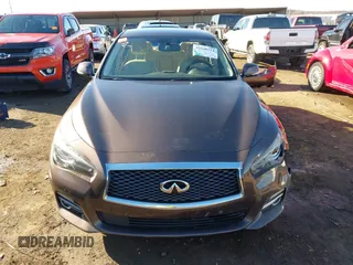 2014 Infiniti Q50 Hybrid Sport with VIN JN1AV7AP3EM691473, listed as a IAAI auction lot 41348911 with 128,851 mi miles and . Bid and sale history available at DreamBid. Image 13.