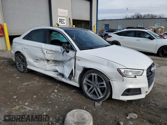 2018 Audi A3 Premium Plus with VIN WAUJ8GFFXJ1044842, listed as a Copart auction lot 44121005 with 101,629 mi miles and Salvage title. Bid and sale history available at DreamBid. Image 4.