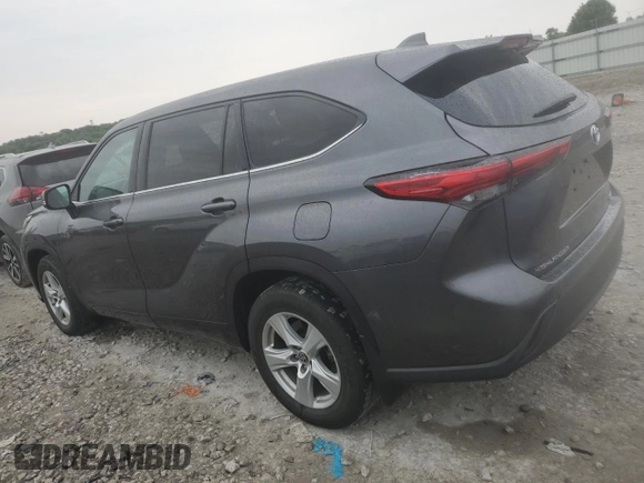 2020 Toyota Highlander LE with VIN 5TDBZRBH5LS517771, listed as a Copart auction lot 59154795 with 146,567 mi miles and Salvage title. Bid and sale history available at DreamBid. Image 2.
