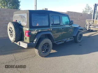 2023 Jeep Wrangler Unlimited Willys Sport with VIN 1C4HJXDM0PW515898, listed as a IAAI auction lot 41419267 with 10,964 mi miles and . Bid and sale history available at DreamBid. Image 4.